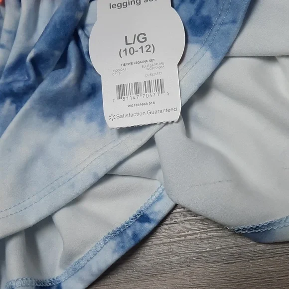 Wonder Nation top, long enough to wear with leggings! Size 10/12 tye dye NWT - Picture 6 of 7